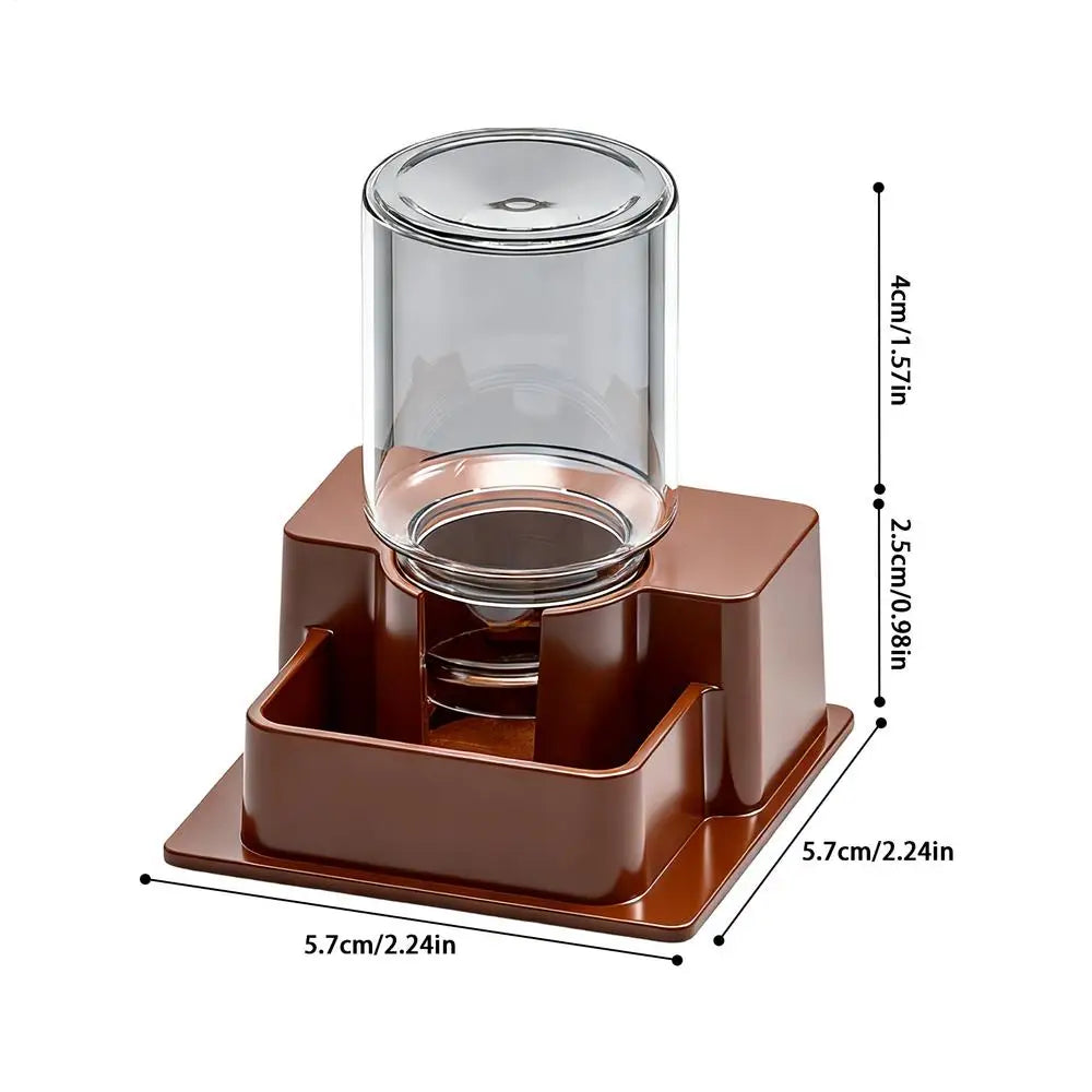 Automatic Gravity Water Dispenser Reptile Feeder Detachable Bowl for Lizard Snake Tortoise Chameleon Gecko No Electricity