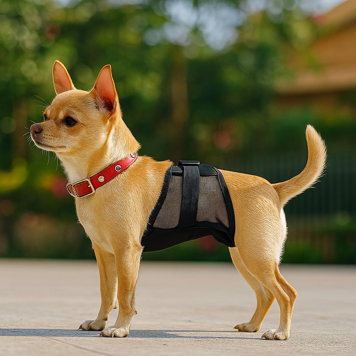Male Dog Diaper Estrus Period Anti Harassment Safety Pants Mesh Fabric Breathable Adjustable Small Medium Large Dogs