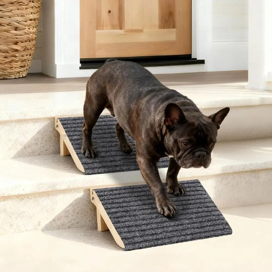 Portable Pet Stairs with Non-Slip Surface for Small Dogs and Senior Dogs, Easy Storage