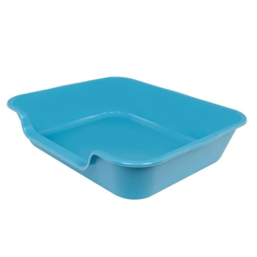 1 Pack of Extra Large Cat Litter Box ABS Material Low Entry Senior Litter Pen for Geriatric Kitty Big Cats Jumbo Pet Safe Litte