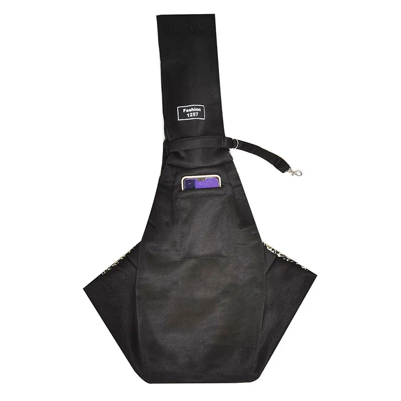 Crossbody breathable dog folding pet bag, large capacity pet supplies wholesale, cross-border exclusive portable cat bag