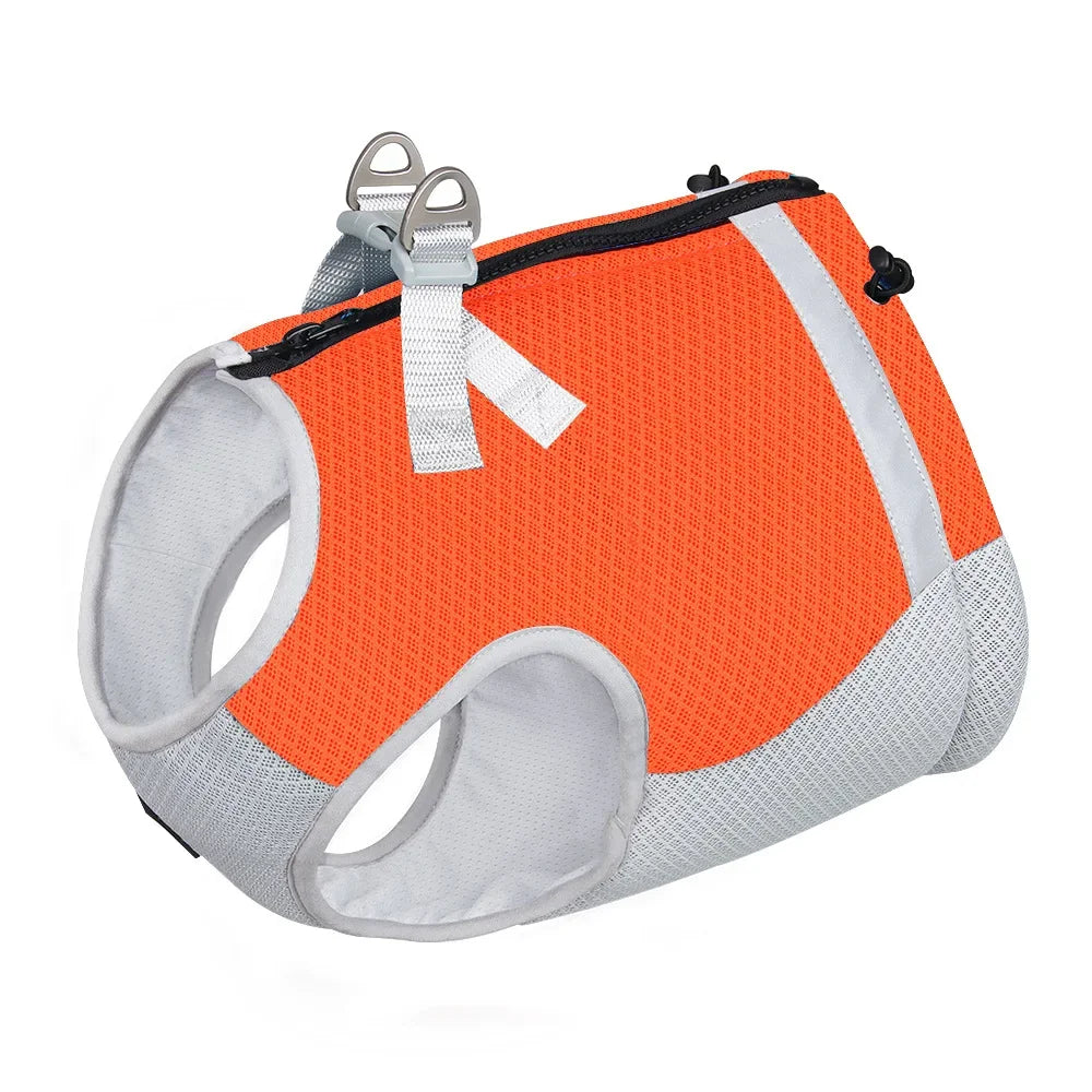 Dog Cooling Vest Harness for Small Medium Largre Adjustable Reflective Summer Ice Quick Release Hot Pet Cool Jacket