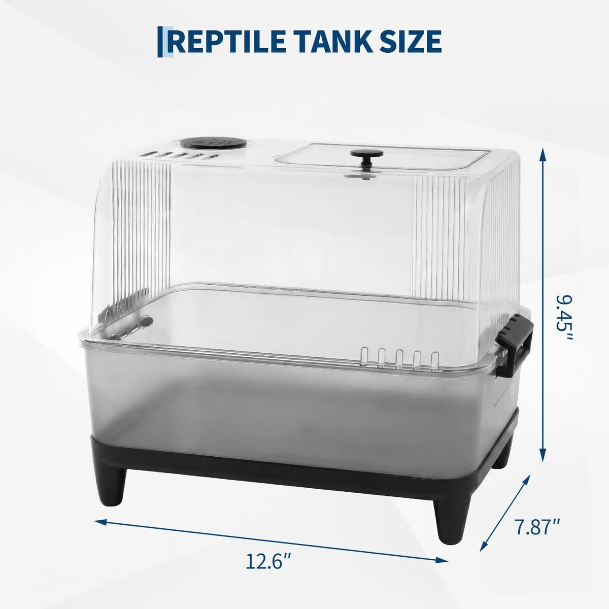 7Pcs Reptiles Terrarium Kit With Lid Heating Pad Sand Substrate Hide For Hermit Crab Bearded Dragon
