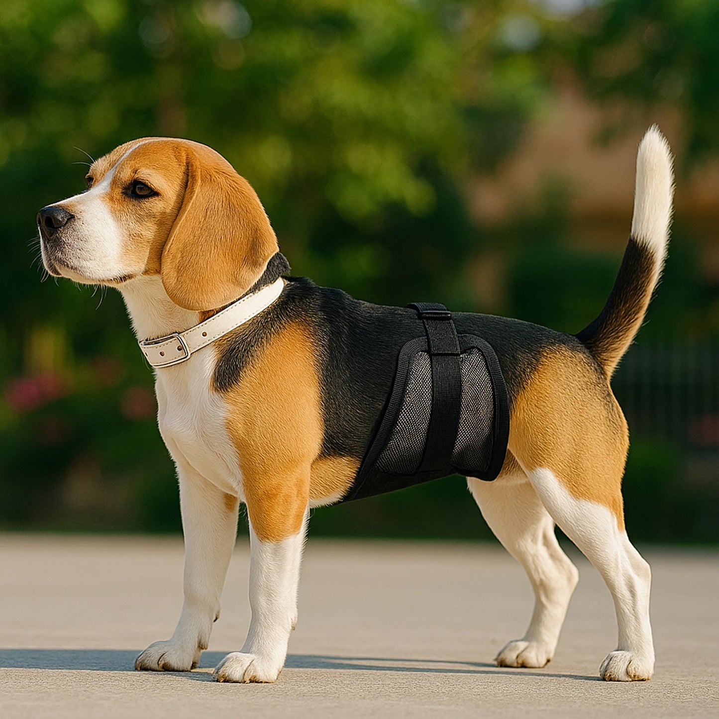 Male Dog Diaper Estrus Period Anti Harassment Safety Pants Mesh Fabric Breathable Adjustable Small Medium Large Dogs
