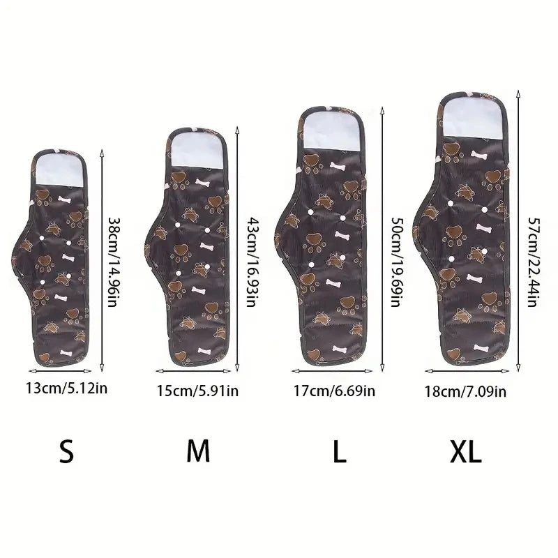 Adjustable Cartoon Animals Pet Dog Diapers Washable Males Absorbent for Dog Reusable Pet Panties Shorts Physiological Pants