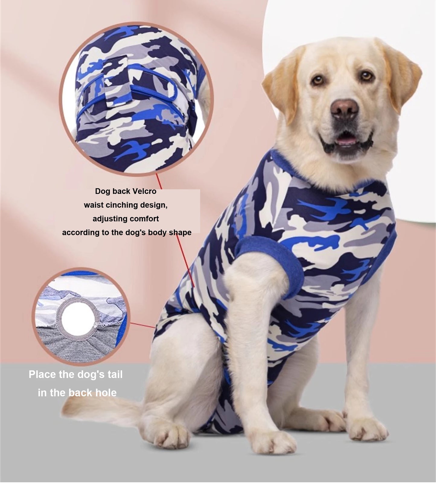 Dog Recovery Suit After Surgery Pet Postoperative Shirt Abdominal Wounds Protector for Dogs Medical Surgical Suit Puppy Clothes