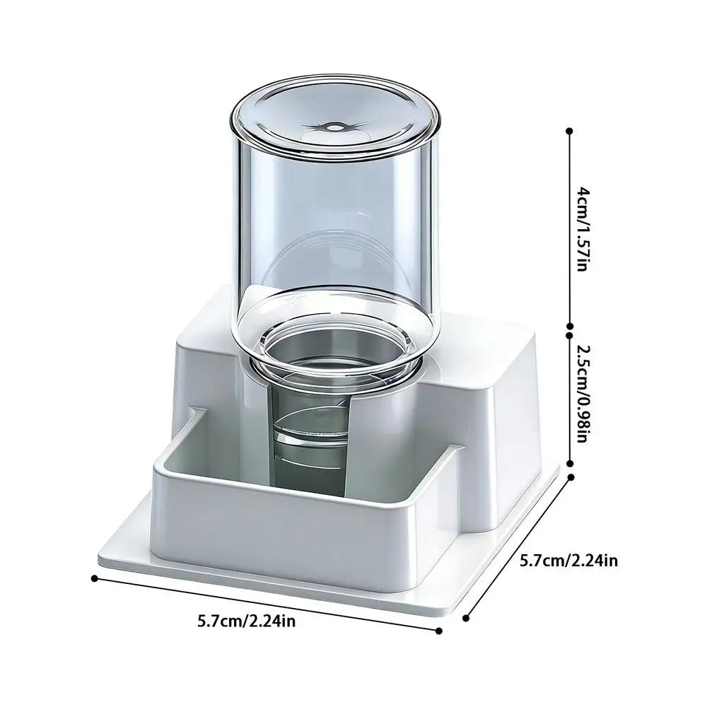 Automatic Gravity Water Dispenser Reptile Feeder Detachable Bowl for Lizard Snake Tortoise Chameleon Gecko No Electricity